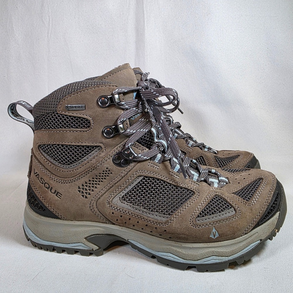 Vasque Breeze III GTX Brown Womens 9 Hiking Boots Waterproof Gore-Tex Vibram‎